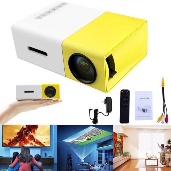 Mini Projetor Cinema Portátil HDMI/Vga/Usb/SD 1080p Full HD 600 lumens LED